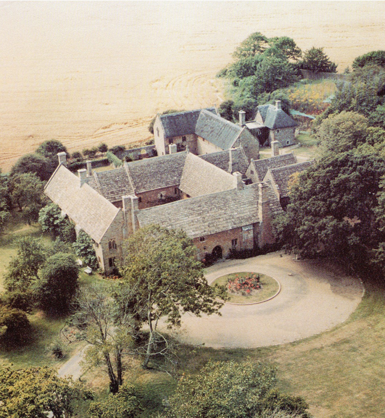 Aerial view of Bailiffscourt